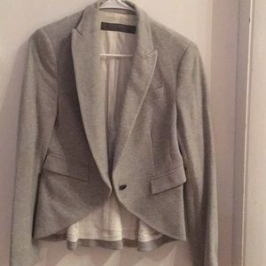 Zara basic cotton blazer